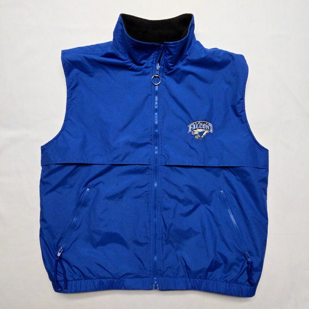 Holloway Air Force Falcons Reversible Vest Black Blue Mens Large Nylon